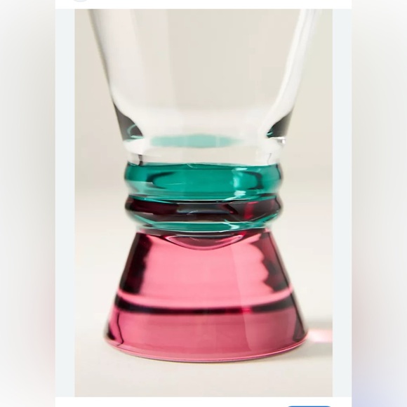 Brand New Anthropologie Adele Martini Glasses, Set of 4, New in Box, NWT - Picture 3 of 4